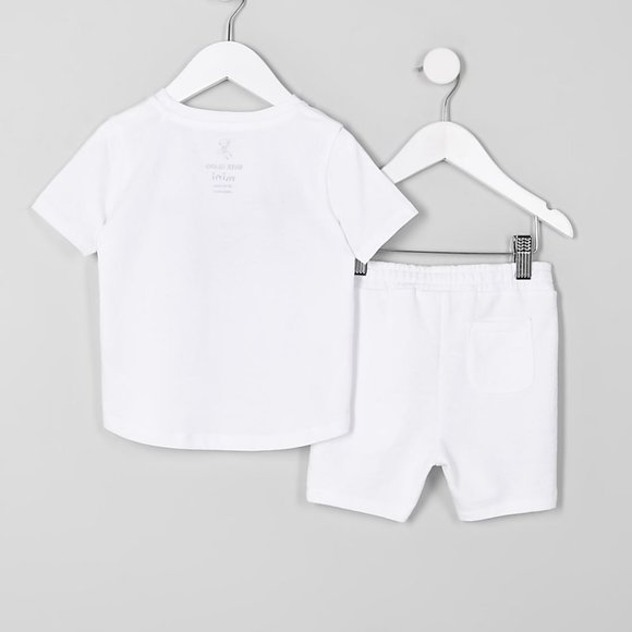 River Island Toddler Boys 'Bronx' Floral Print Short Sleeve T-Shirt - Picture 2 of 3